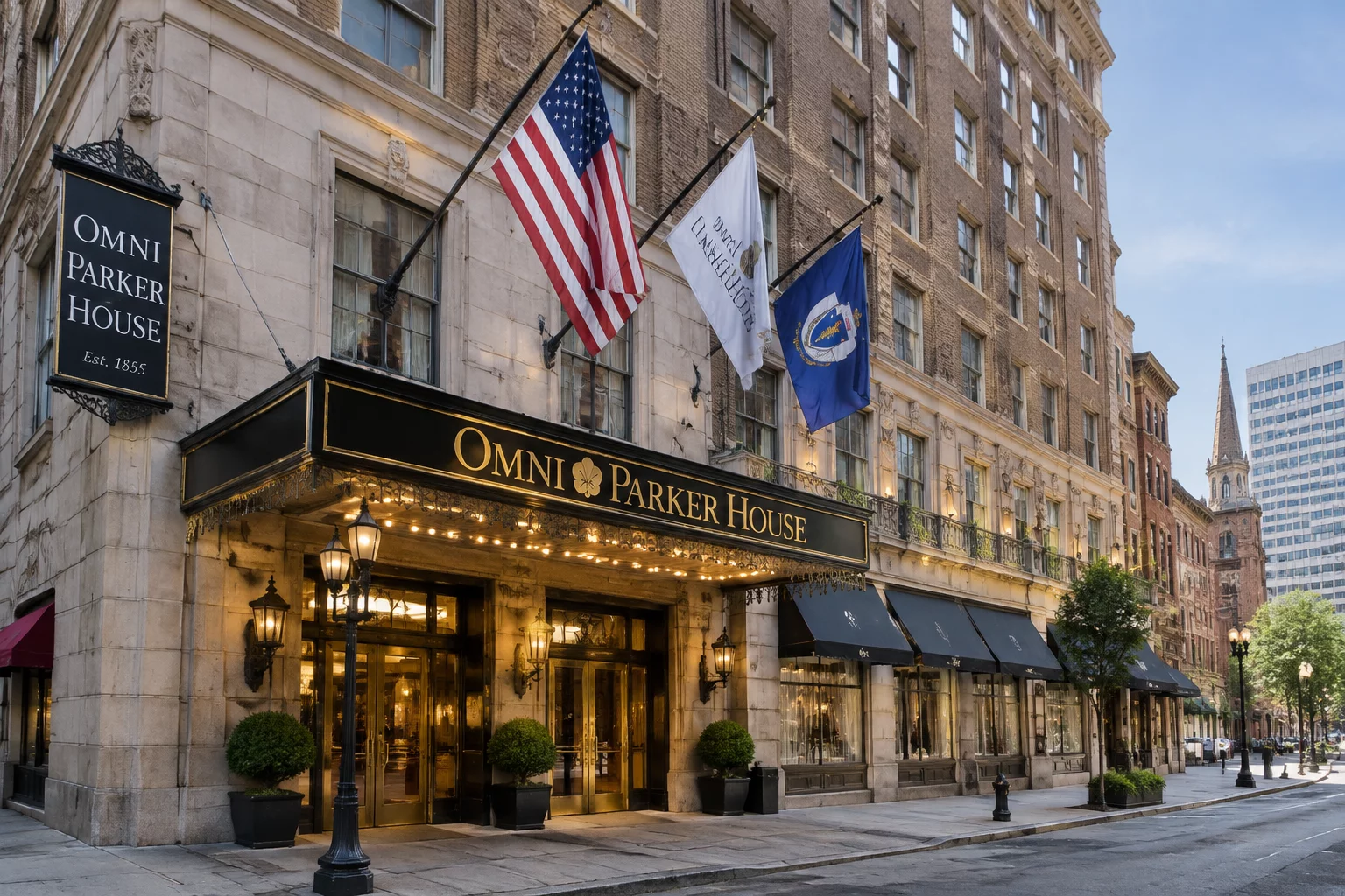 Omni Parker House Boston historic facade